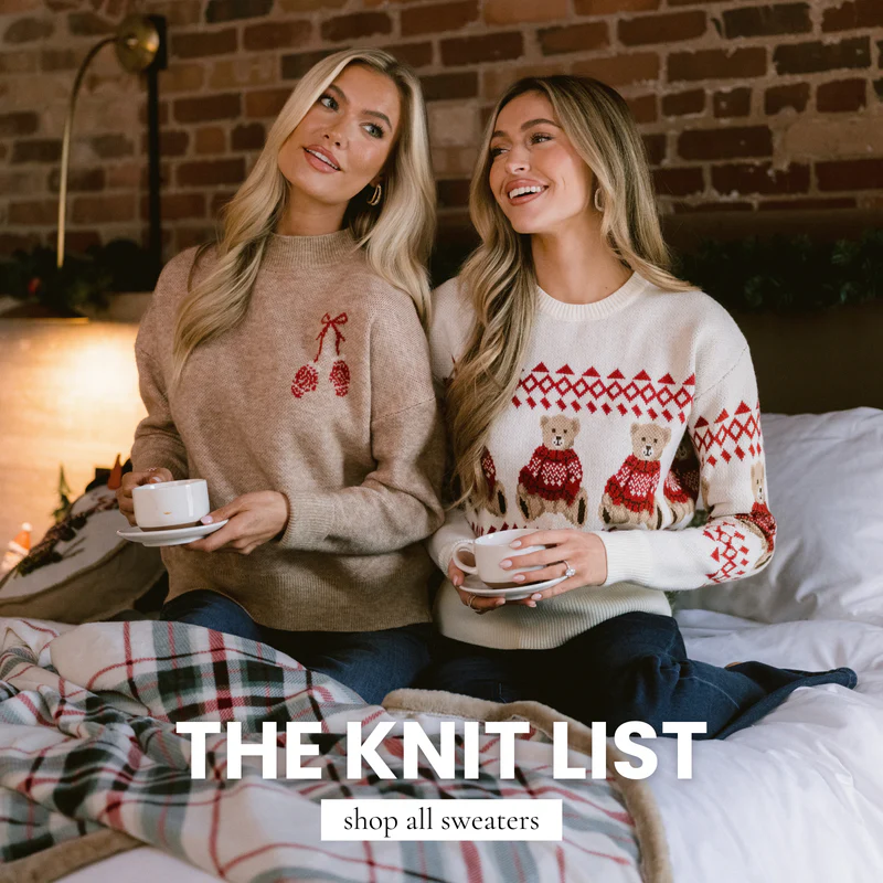 the knit list and sweaters collection